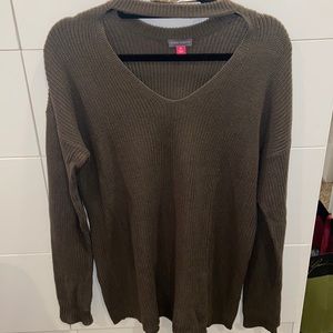 Vince Camuto neck cut out sweater